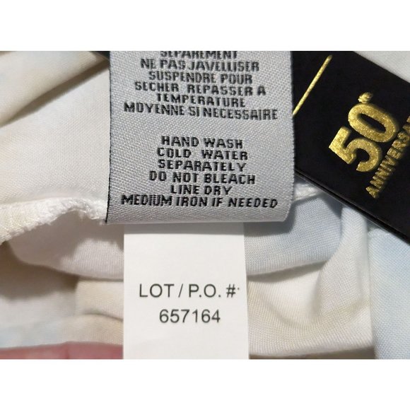 Tribal Tunic boho gyspy long sleeve light colored tie dye blouse tunic size L - Picture 8 of 8